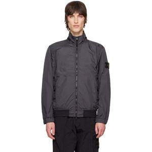 25 FW 스톤아일랜드 남성 그레이 크링클랩스 R NY 재킷 251828M175003