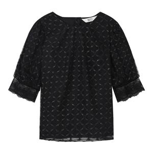 [베스띠벨리]벌룬슬리브 글리터 블라우스 BIBAE2437