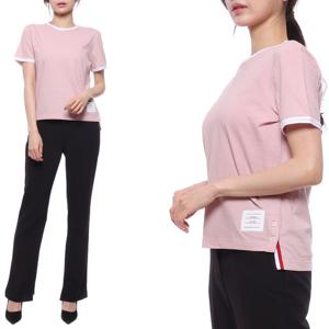 [톰브라운] 23SS 여성 링거 반팔티셔츠 (FJS133A J0043 680 23S)