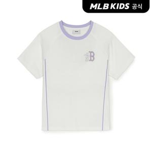 [MLB키즈 공식] 25SS 모노그램 아웃도어 빅럭스 티셔츠 BOS (Ivory) 7ATSM0553-43I