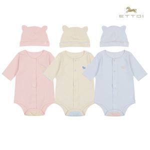 [에뜨와]밀키바디수트SET 3택1 07S317907/임신,출산,백일,돌,유아,선물
