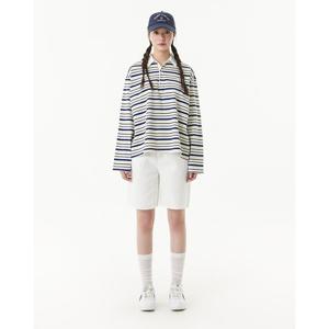 플라스틱아일랜드  (PR2CL332) 스트라이프 루즈핏 티셔츠