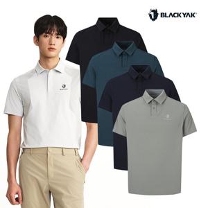 [블랙야크] 남성 베이직 카라 반팔티_1BYKTMU001