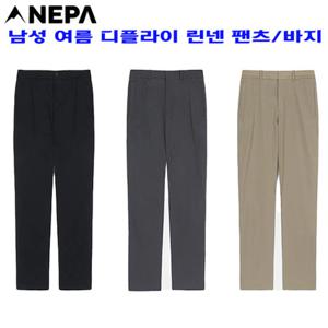 [네파](7L31664) 남성 여름 디플라이 캐주얼 린넨 일자 팬츠 바지(7L31560 코디)