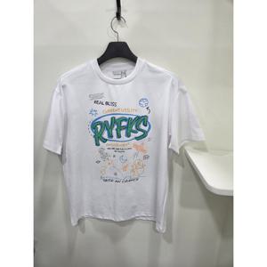 [써드케이]레이 그래픽 반팔티 mp2tu277 002  화이트_DG