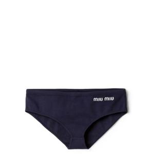 미우미우 로고 자수 비키니 브리프 MMP248SOOO14SJ