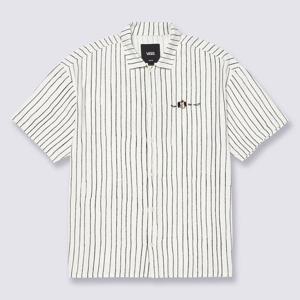 [반스]아티스트 컬렉션 Vans X Riroo 도그 스트라이프 반소매 셔츠 화이트 VN000QF5FAZ1