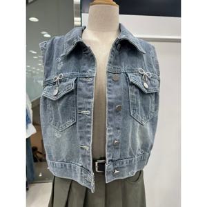 [르니앤맥코이]러블리 데님 베스트MM06VT305