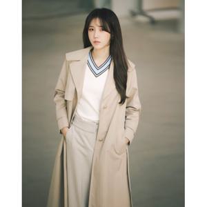 [올리비아로렌]벨티드 싱글 트렌치코트_VOCEB3S1321