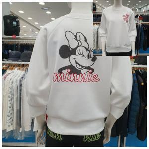 [디즈니골프]여성용 SS 라운드넥 시보리형팔부티셔츠DO1LTR012WH