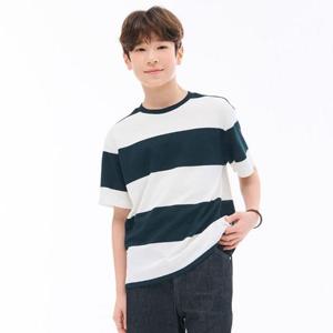 오션스카이 HC04 스트라이프 반팔 니트 EBJB5824D0C