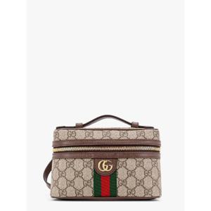 GUCCI GG Supreme fabric shoulder bag with leather inserts 816357