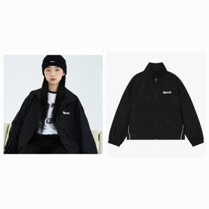 더데이걸 sh06 화이트 라인 박시핏 바람막이 TGJA24301