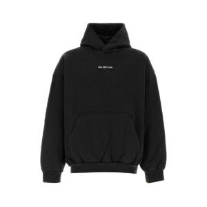 BALENCIAGA Black cotton sweatshirt 767877TRVJ3 1569