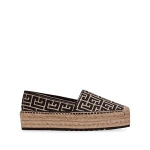 발망 Brown Geometric Logo Pattern Espadrilles CN1UG866TJMA TP719810441