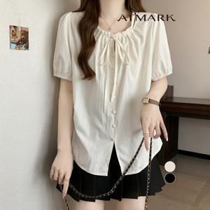 ATMARK 스트링타이러블리블라우스_AA53BL035G