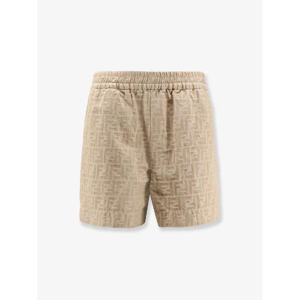 FENDI FF cotton and linen shorts FLP870