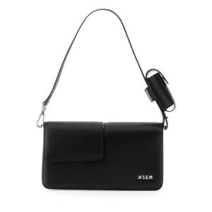 MSGM 더블 플랩과 로고가 있는 바게트 백 3641MDZ0350999