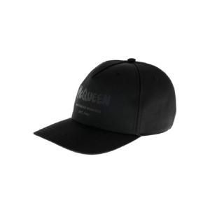 ALEXANDER MCQUEEN Alexander Mcqueen Man 로고가 있는 그래피티 블랙 폴리파유 모자 6677784404Q1000