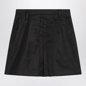 프라다 블랙 리나일론 미니 스커트 21Y009OOO1WQ8 F0002