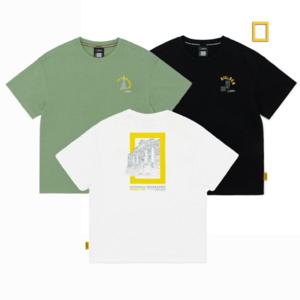 내셔널지오그래픽키즈  (K252UTS060) 여행 그래픽3 반팔 티셔츠