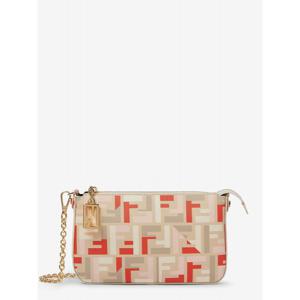 [FENDI] 라프리마 여성 Pochettes 파우치 바게트 FF 자카드 패브릭 숄더 백 8BS073 AV1YF1LAZ MIRTOMLCOS /12