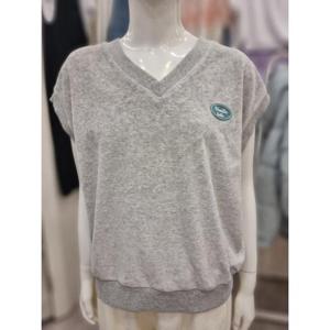 주)소이 세이브존01 겨울 멜란지 브이넥 벨로아조끼 22W0182