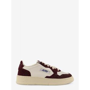 [AUTRY] 라프리마 여성 스니커즈 메달리스트 로우 레더 로우탑 AULW TA05MARSHAMARON BIANCO BORDEAUX 글리터 /12