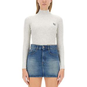 메종키츠네 터틀넥 LW00806KT1091 GREY