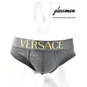 2국내품 베르사체 팬티 삼각 AUU04008 AC00058 A811 그레이 VERSACE 골드로고 남자 선