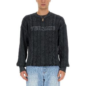 베르사체 스웨터 1009932 1A072711B000 GREY