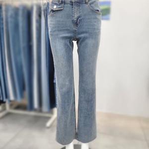 [비지트인뉴욕]슬림 세미부츠컷 앞포켓 포인트 데님 VB9DP12_US