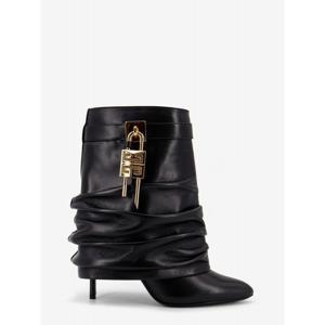 [GIVENCHY] 라프리마 여성 부츠 샤크 락 스틸레토 레더 앵클 BE604RE2AF 001 블랙 /12