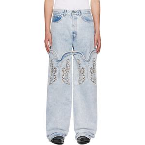 와이프로젝트 블루 맥시 카우보이 데님 진 E207PA010 242893M186039