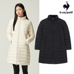 [르꼬끄][70% OFF] 여성 에슬레저 장기장 경량 다운 QN422ODJO2_BLK