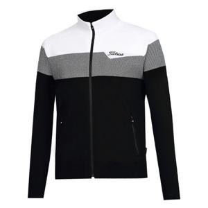 M 타이틀리스트골프긴팔 CQK TLTMK3304-01 FULL ZIP KNIT CARDIGAN