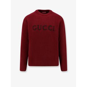 [GUCCI] 라프리마 남성 니트웨어 울 앤 캐시미어 스웨터 833499 XKEYJ6005 ROSSO ANCORA/BROWN /12