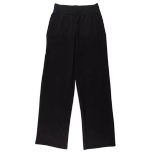 [르꼬끄 스포르티브]르꼬끄 레귤러핏 여성 멜로우 약기모 스트레이트 팬츠 QP422OFPO2 BLK