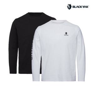블랙야크 남성 크루핏 라운드 긴팔티 1 1BYRTFU001