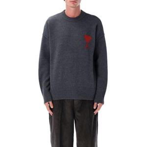 아미 스웨터 25AUKS838018 084 GRIS CHINE