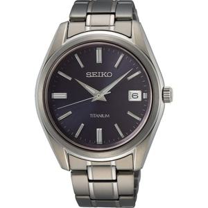 SEIKO 10 100M SUR373P1 [모델 해외 한정 모델] 세이코 남성 석영 시계 라운드 기압 방수 티타늄