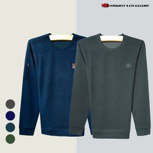 마운틴가이드 가을 남성 니트 라운드 티셔츠 VPM-R2403-210-1