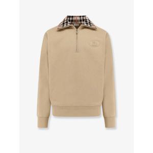 [BURBERRY] 라프리마 남성 니트웨어 코튼 하프지퍼 스웨터 8110589 B8626 FLAX /12