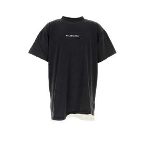 발렌시아가 탑 835512TSVO9 1041 Black