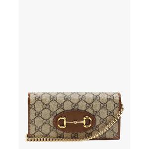 GUCCI GG Supreme fabric and leather shoulder bag 621892