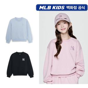 MLB키즈 스몰로고 크롭 여아맨투맨 (7FMTB2254000)