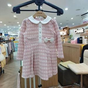 치크 sh06 단정 트위드 원피스 CKOM25W81