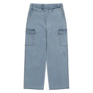 에꼴리에 세이브존03 세미와이드 카고 블루진 24A1253-BL