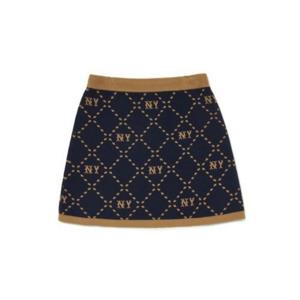 M MLB키즈반바지 NQK 7FSKMD334-50NYD Dia Monogram 니트 스커트