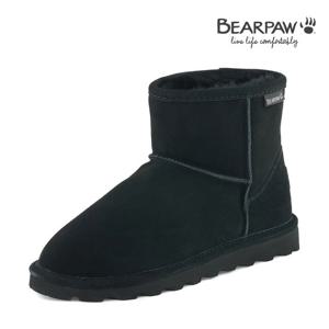 [베어파우(슈즈)]BRENT 남성 방한 양털부츠 블랙 K2690001PD-M 3CM